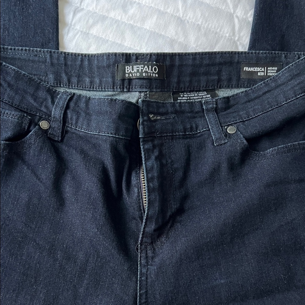 Buffalo David Bitton womens Dark Blue Jeans